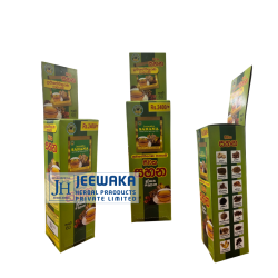 Jeewaka SAHANA -ජීවක සහන ප්‍රතිෂක්තිජනක ඖෂධීය කුළුබඩු තේ පානය (60 Sachets Pack)